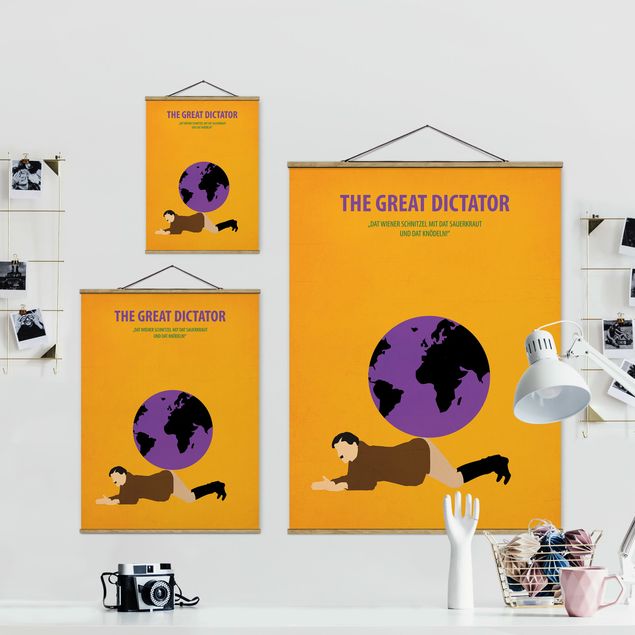 Quadros de Fräulein Fisher Film Poster The Great Dictator