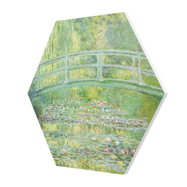 Quadros natureza Claude Monet - Japanese Bridge