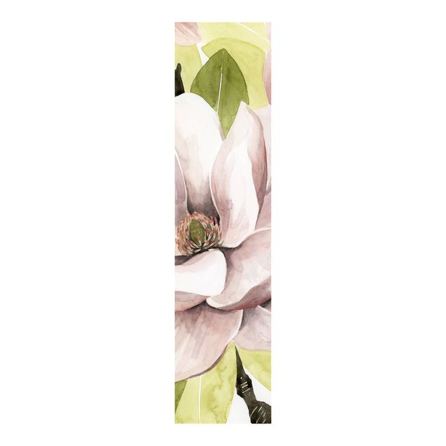 Painéis japoneses flores Magnolia Blush I