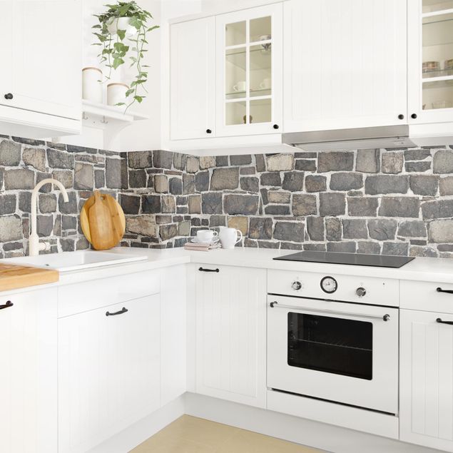 Painel antisalpicos Quarry Stone Wallpaper Natural Stone Wall