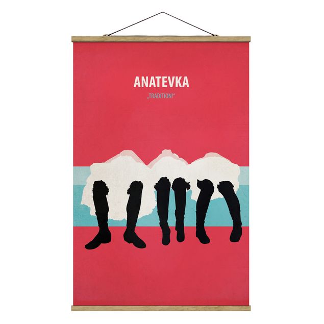 Quadros modernos Film Poster Anatevka II