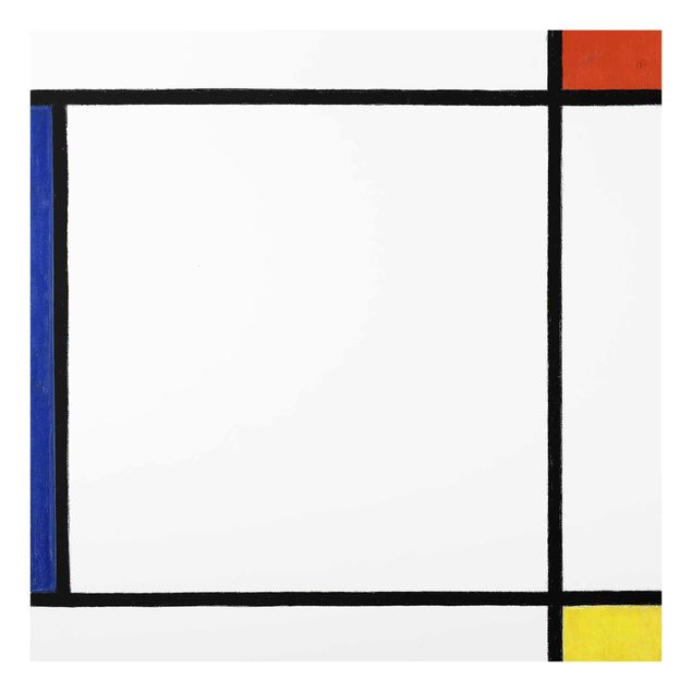 Quadros de Piet Mondrian Piet Mondrian - Composition III with Red, Yellow and Blue