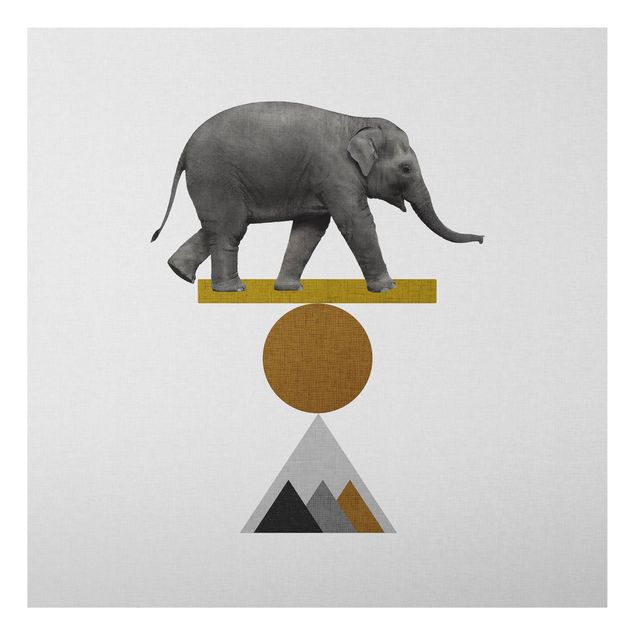 Quadros elefantes Art Of Balance Elephant