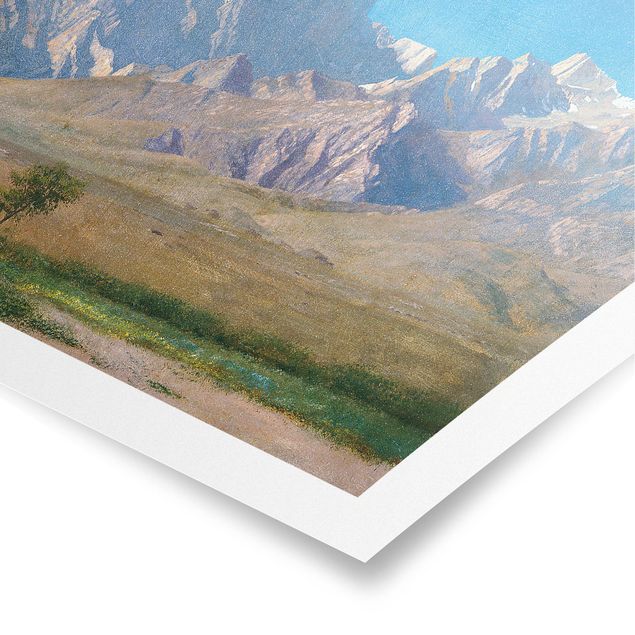 quadros de paisagens Albert Bierstadt - Camp Independence
