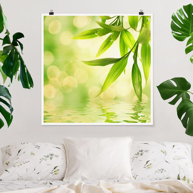 Posters flores Green Ambiance I