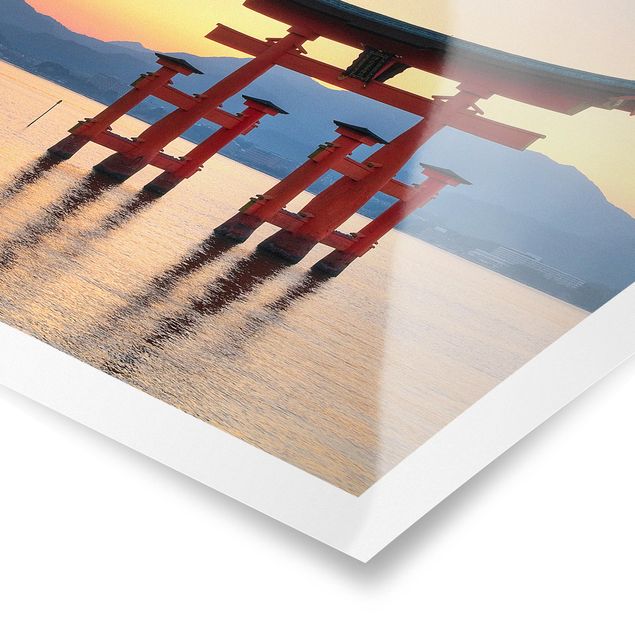 Posters cidades e paisagens urbanas Torii At Itsukushima