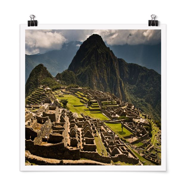 quadros de paisagens Machu Picchu