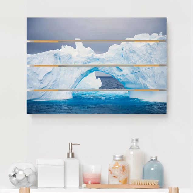 decoraçao para parede de cozinha Antarctic Iceberg