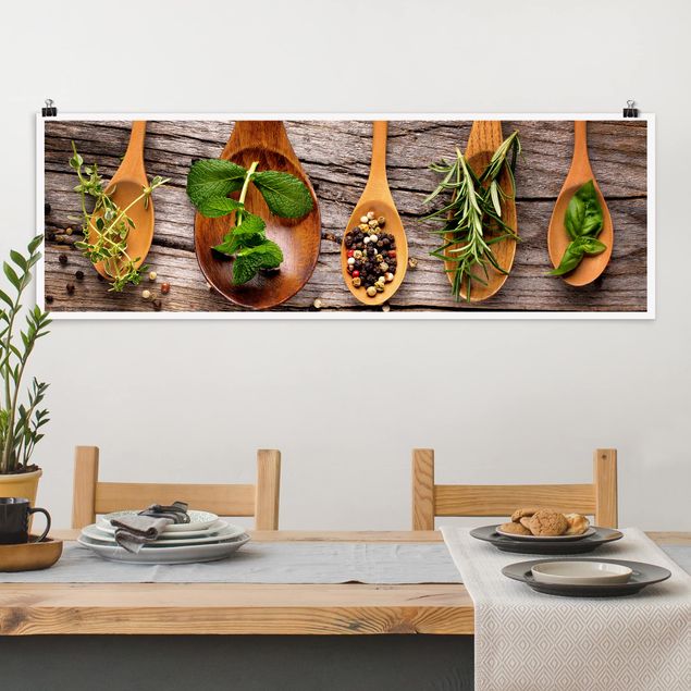 decoraçao para parede de cozinha Herbs And Spices