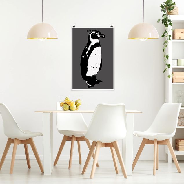 Posters animais No.TA5 Penguin