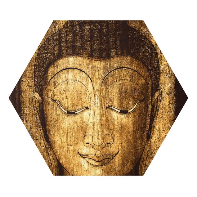 Quadros em marrom Smiling Buddha