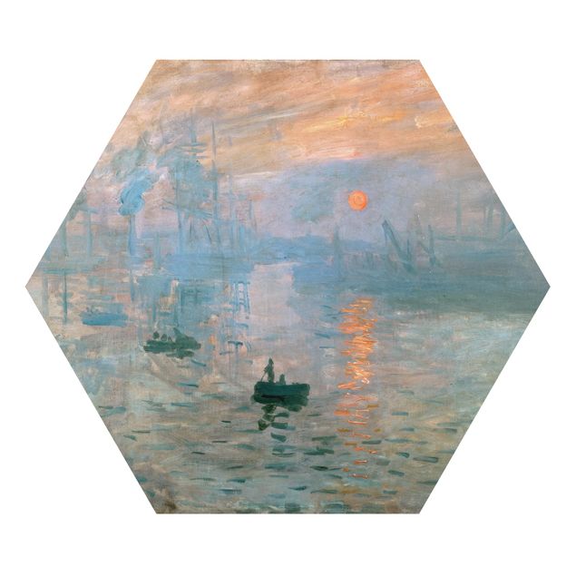 Quadros famosos Claude Monet - Impression (Sunrise)