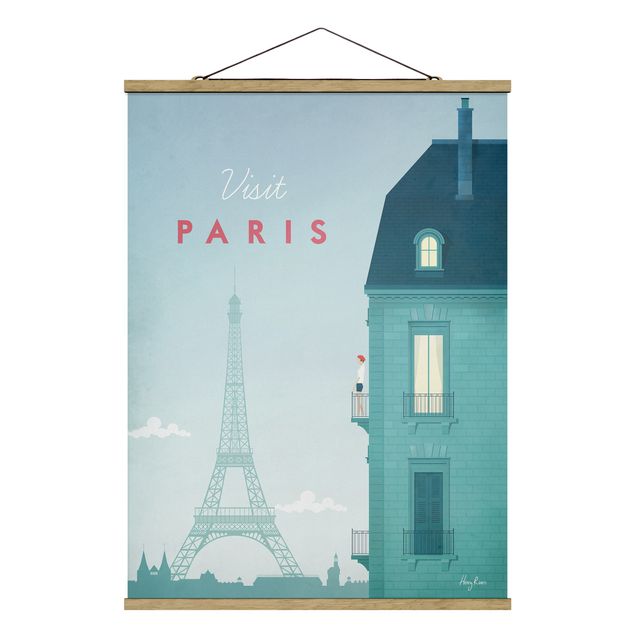 Quadros famosos Travel Poster - Paris