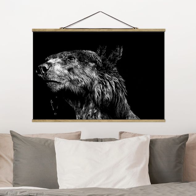 Quadros ursos Bear In The Dark