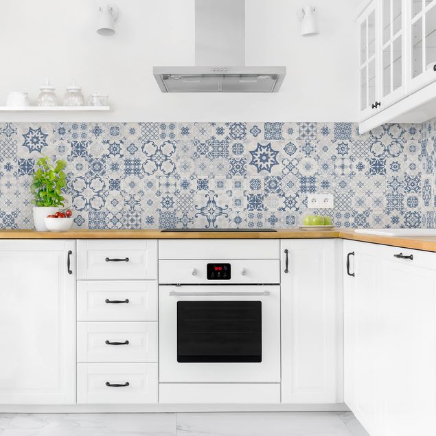Backsplash de cozinha imitação pedra Ceramic Tiles Agadir Blue