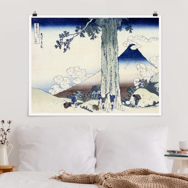 decoraçao para parede de cozinha Katsushika Hokusai - Mishima Pass In Kai Province