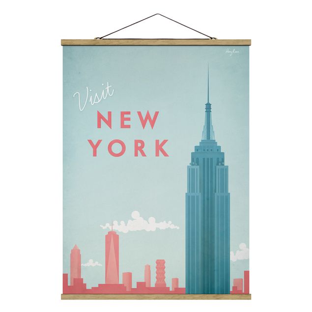 Quadros famosos Travel Poster - New York