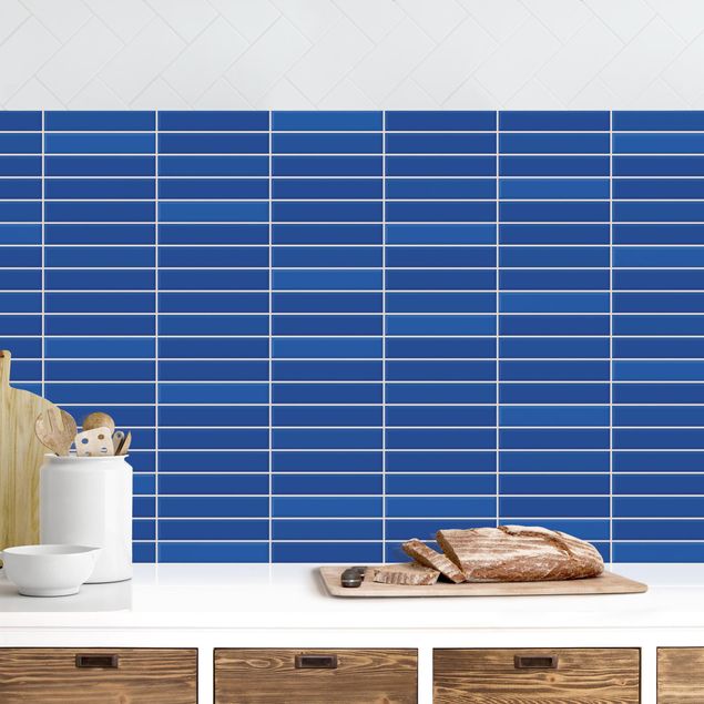 decoraçao para parede de cozinha Metro Tiles - Blue