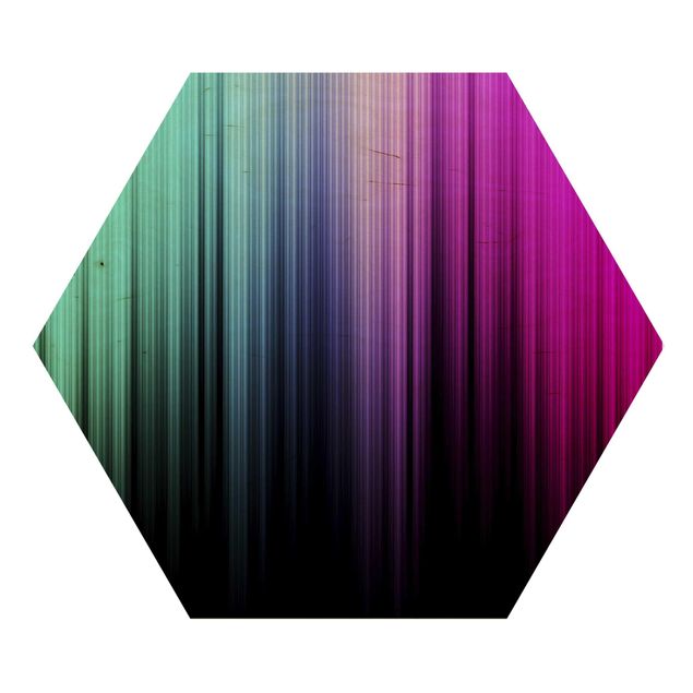 Quadros hexagonais Rainbow Display