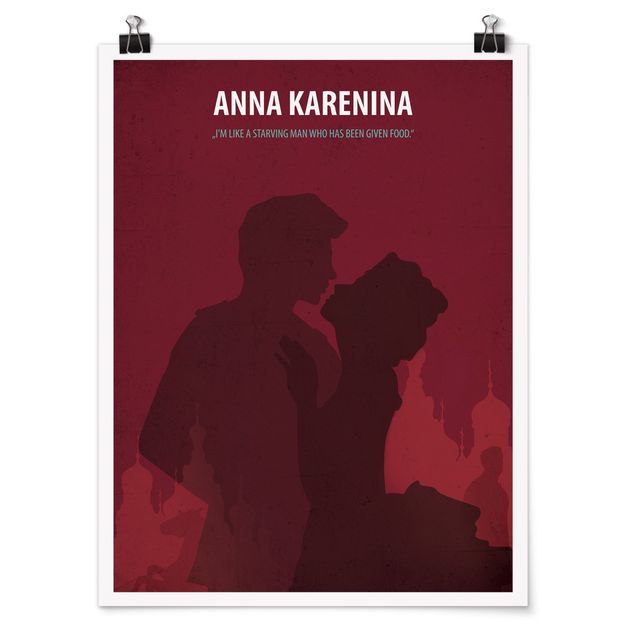 Quadros famosos Film Poster Anna Karenina