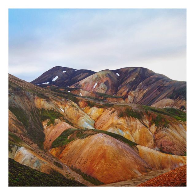 Quadros montanhas Colourful Mountains In Iceland