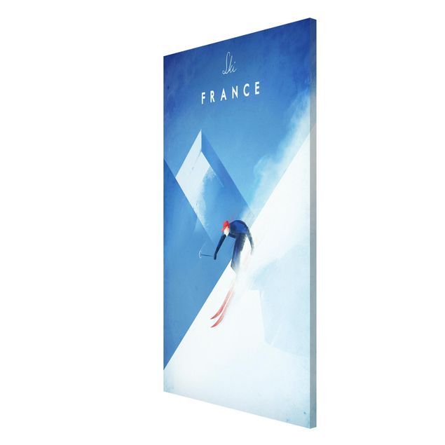 quadros de paisagens Travel Poster - Ski In France