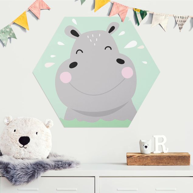 decoração quarto bebé The Happiest Hippo