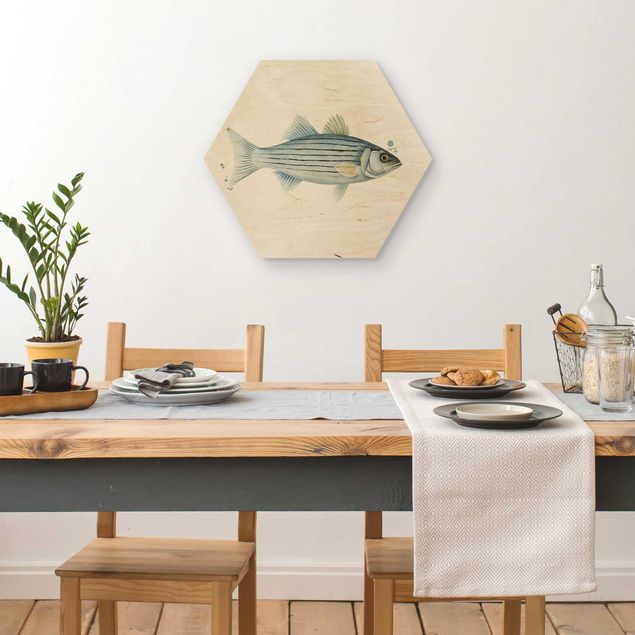 quadro de madeira para parede Color Catch - White Perch