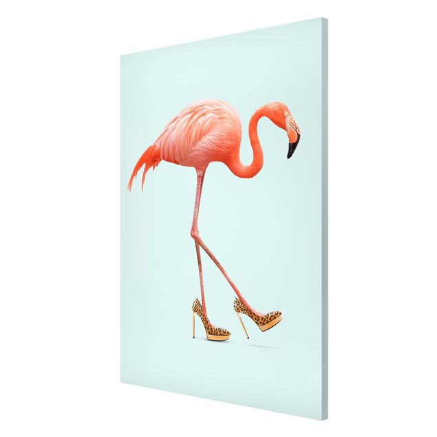Quadros famosos Flamingo With High Heels