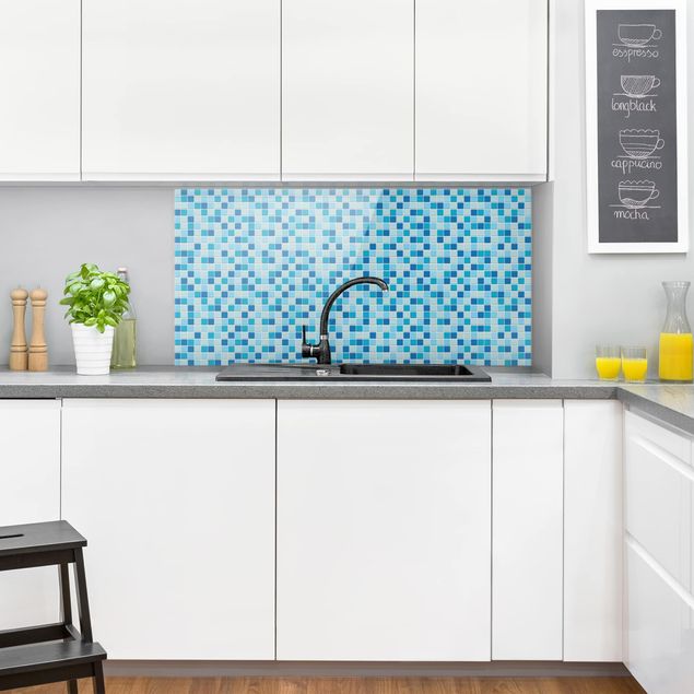 Painel anti-salpicos de cozinha padrões Mosaic Tiles Meeresrauschen