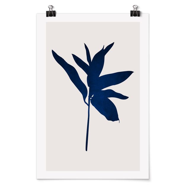 Quadros florais Graphical Plant World - Blue