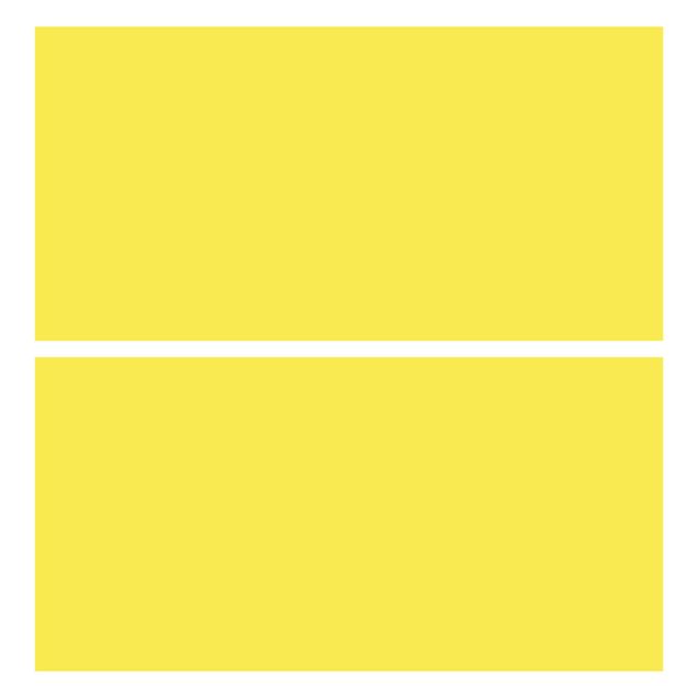 Papel autocolante para móveis Cómoda Malm Colour Lemon Yellow