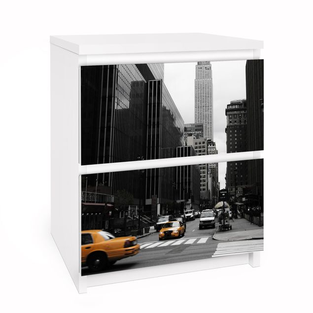 Películas autocolantes preto e branco Empire State Building