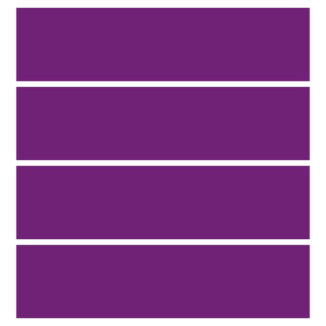 Papel autocolante para móveis Cómoda Malm Colour Purple