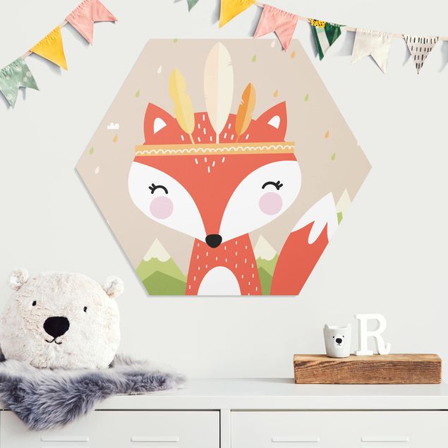 decoração quarto bebé Indian Fox