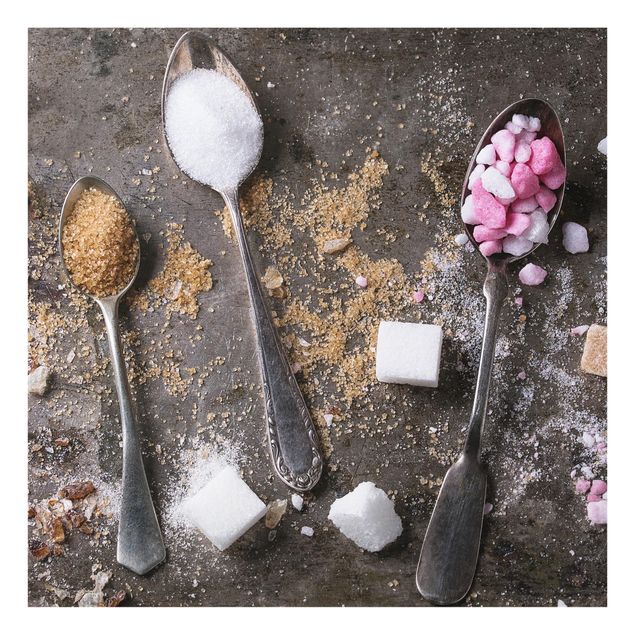 Painel anti-salpicos de cozinha Vintage Spoon With Sugar