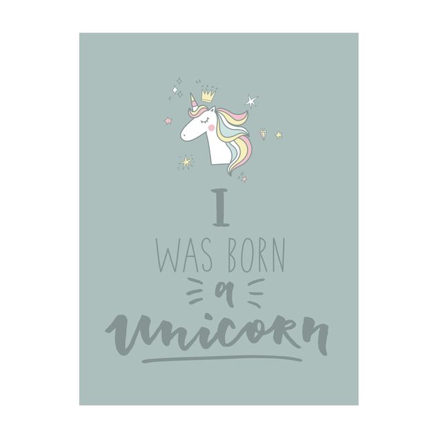 tapetes pequenos I Was Born A Unicorn