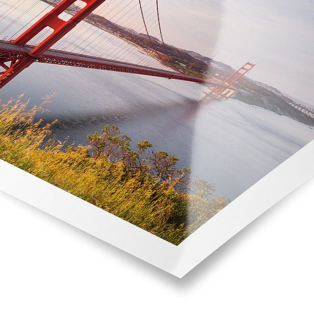 quadros para parede Golden Gate Bridge In San Francisco
