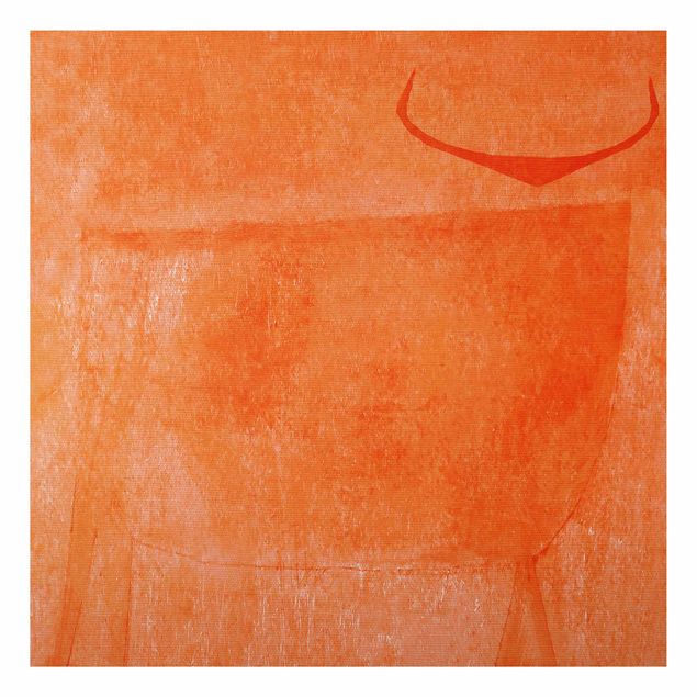 Quadros abstratos Orange Bull