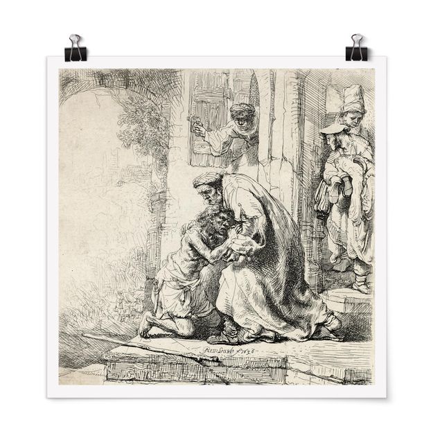 Quadros por movimento artístico Rembrandt van Rijn - The Return of the prodigal Son