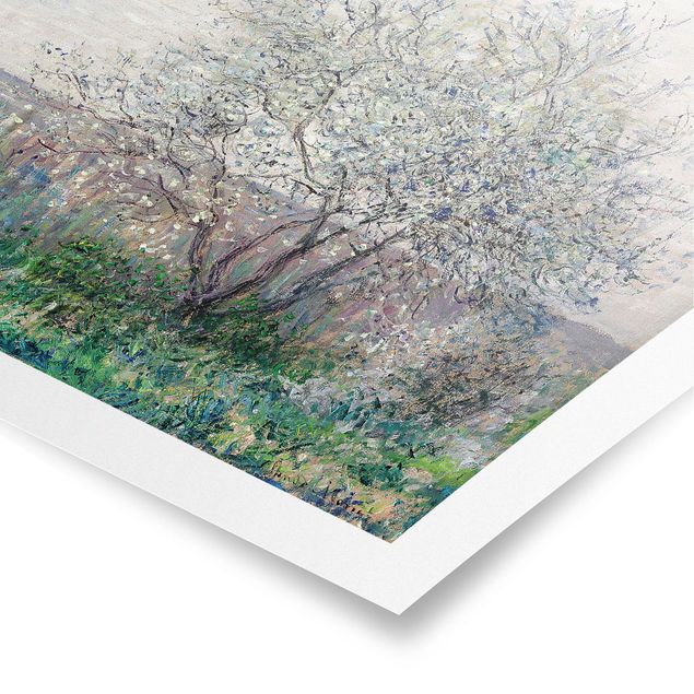 Quadros paisagens Claude Monet - Spring in Vétheuil