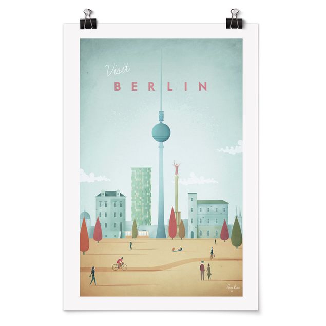 Posters vintage Travel Poster - Berlin