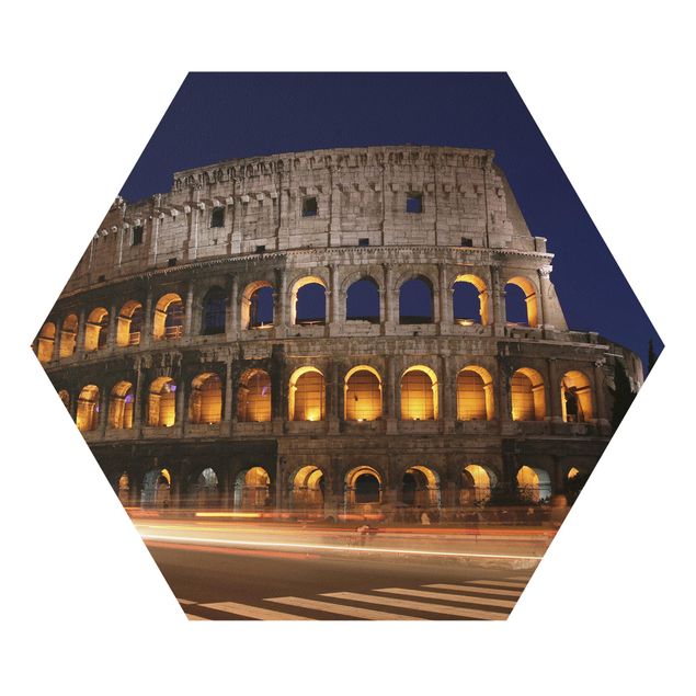 Quadros forex Colosseum in Rome at night