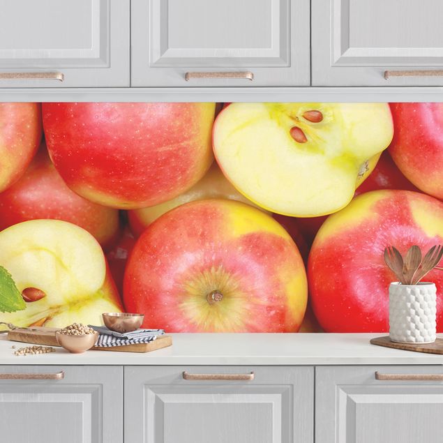 decoraçao para parede de cozinha Juicy apples