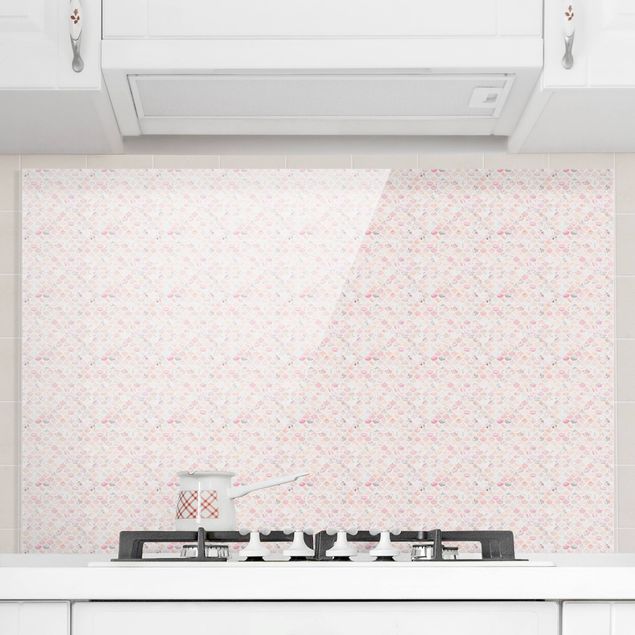 decoraçoes cozinha Marble Pattern Rosé