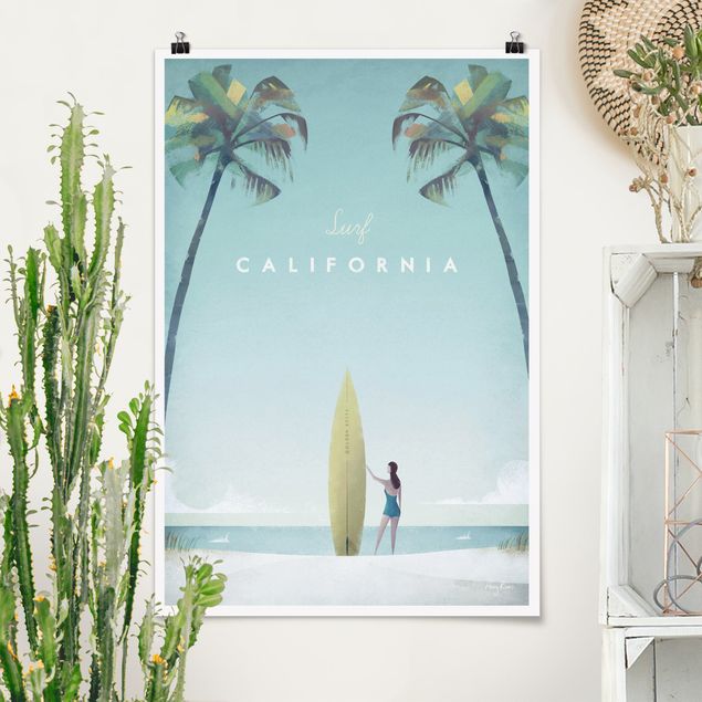 decoraçoes cozinha Travel Poster - California