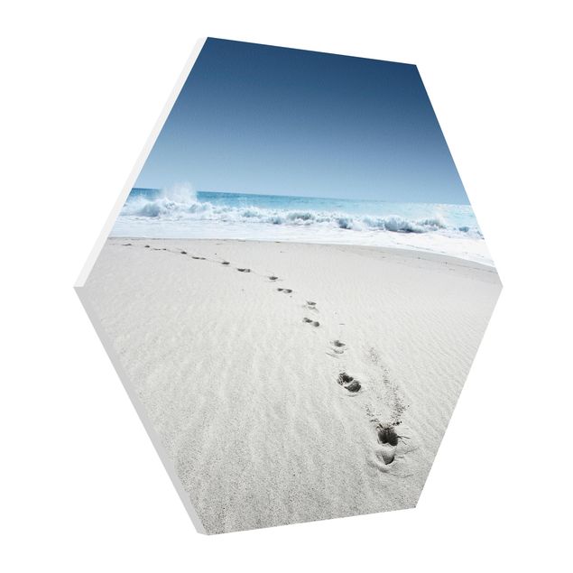 quadro decorativo mar Traces In The Sand