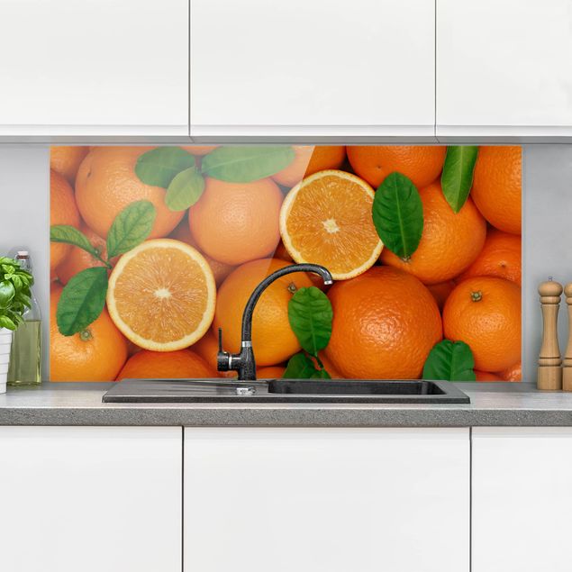 decoraçao para parede de cozinha Juicy Oranges