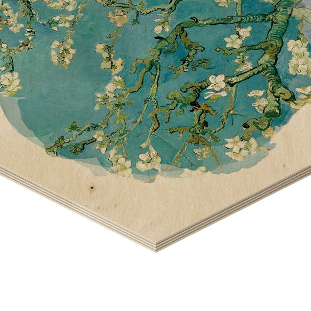 decoração quadros WaterColours - Vincent Van Gogh - Almond Blossom