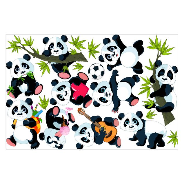 Películas autocolantes Panda Bear Mega Set